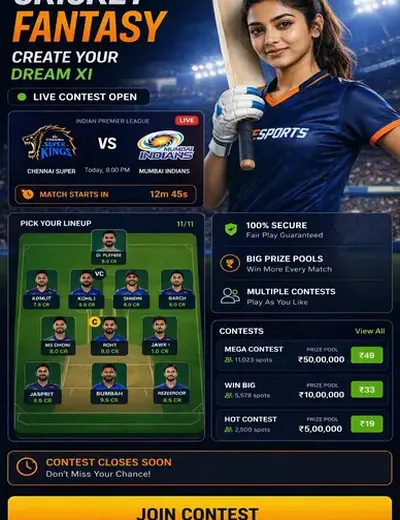 XPlayappplaylive (XPlay app play live) fantasy cricket & matchday visual 3